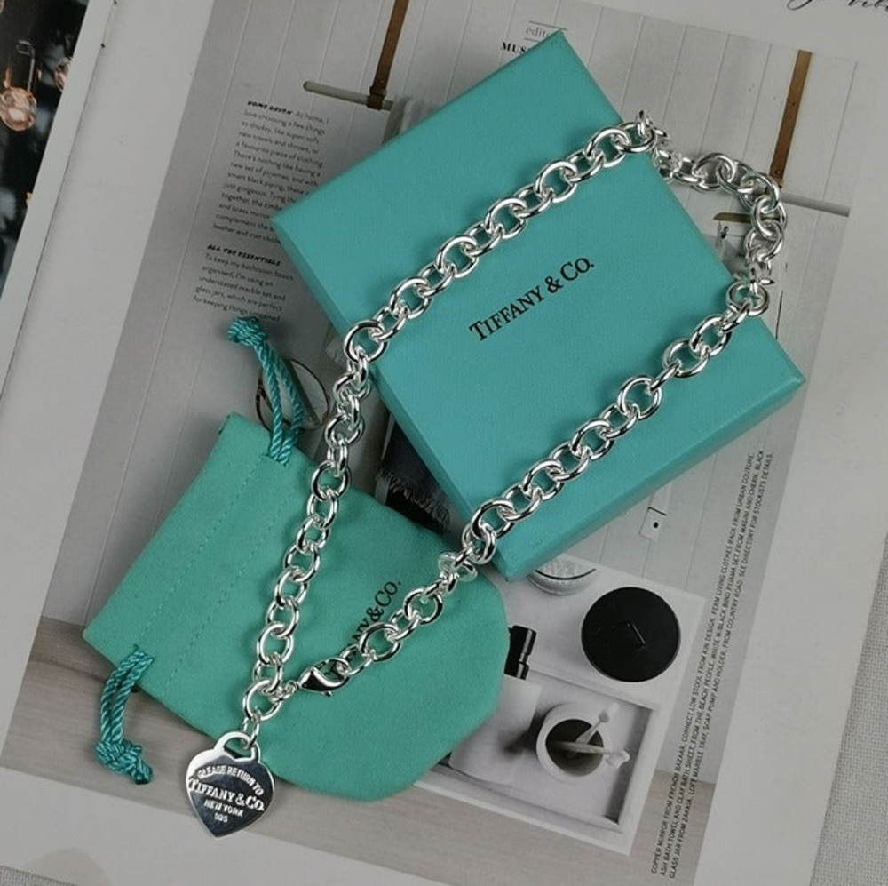Tiffany & Co. Sterling Silver Heart Necklace